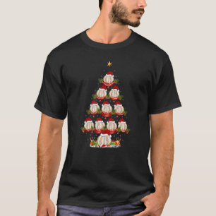 ガーリックベジタブルクリスマスホリデーサンタガーリッククリステム Tシャツ