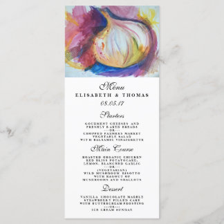 ガーリックポートレート絵を描コラージュ芸術的ズ メニュー