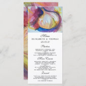 ガーリックポートレート絵を描コラージュ芸術的ズ メニュー (正面/裏面)