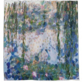 ガーリックリリースイウオーターリリーファインアートスポフ シャワーカーテン (正面)