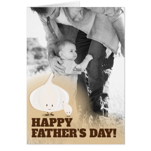 ガーリック写真父のデイカード (正面)