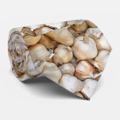 ガーリック芸術的球根ブラックアウトラインストア ネクタイ (ロール)