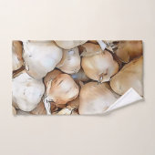 ガーリック芸術的球根ブラックアウトラインストア バスタオルセット (ハンドタオル)