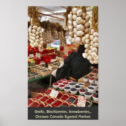 ガーリック、ブラックベリー、イチゴ… ポスター (正面)