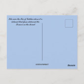 ガーリラヤ海の近くの山サイト上の説教 ポストカード (裏面)