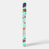 ガーリーおもしろいカラフルアステカ型の口ひげ Case-Mate iPhoneケース (裏面 / 右)