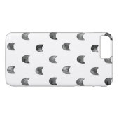 ガーリーでシックでかわいい猫パターン Case-Mate iPhoneケース (裏面(横))