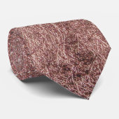 ガーリーで魅力的なピンクのバラの金ゴールドホイルおよびグリッターの網 ネクタイ (ロール)