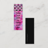 ガーリーなしおり スキニー名刺 (正面/裏面)