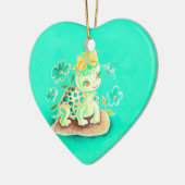 ガーリーなカメ セラミックオーナメント (左)