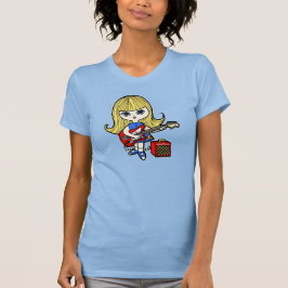 ガーリーなギタリスト Tシャツ