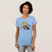 ガーリーなギタリスト Tシャツ (正面フル)