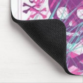 ガーリーなスカルのマウスパッド マウスパッド (コーナー)