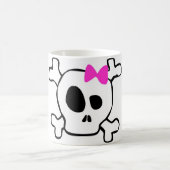 ガーリーなスカル コーヒーマグカップ (中央)