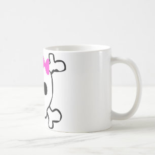 ガーリーなスカル コーヒーマグカップ