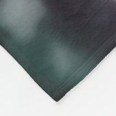 ガーリーなピンクのバラの花柄の写真 フリースブランケット (角)