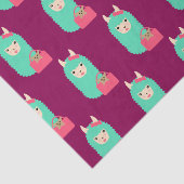 ガーリーなラマEmoji 薄葉紙 (詳細)