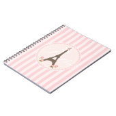 ガーリーな春のパリ ノートブック (左側)