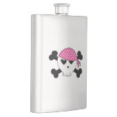 ガーリーな海賊スカル フラスク (右)