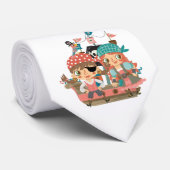 ガーリーな海賊 ネクタイ (ロール)