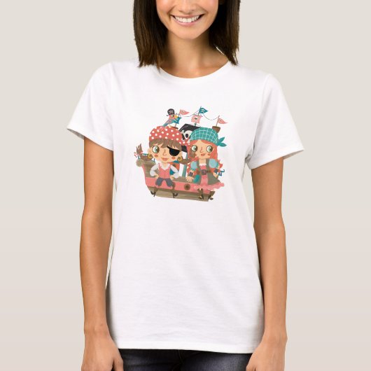 ガーリーな海賊 Tシャツ (正面)