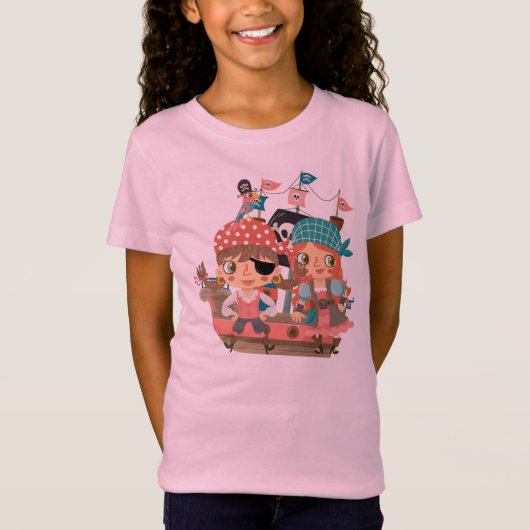 ガーリーな海賊 Tシャツ (正面)