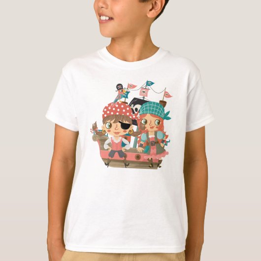ガーリーな海賊 Tシャツ (正面)