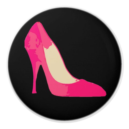 ガーリーな靴のノブまたは引出しの引き セラミックノブ (正面)