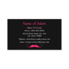 ガーリーな髭のピンクおよび黒いヒョウのヘアーサロン