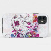 ガーリーなiPhone5抽象的なピンクのハートの穹窖の箱 Case-Mate iPhoneケース (裏面(横))