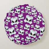 ガーリーなSkullz ラウンドクッション (裏面)