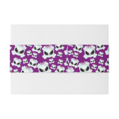 ガーリーなSkullz 招待状ベリーバンド (裏面例)