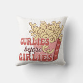 ガーリーの前のカーリー クッション (裏面)