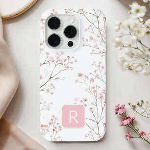 ガーリーエレガントミニマルベビー iPhone 15 PROケース