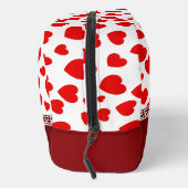 ガーリーエレガント赤いハート名前をカスタムする ドップキット (右)