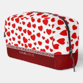 ガーリーエレガント赤いハート名前をカスタムする ドップキット (右コーナー)