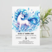 ガーリーカスタム誕生日 招待状 (スタンド正面)