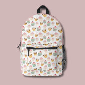 ガーリーカップケーキ プリントバックパック