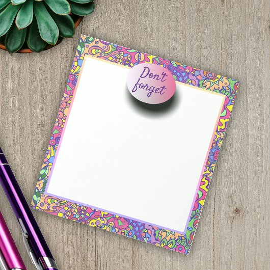 ガーリーカラフルお尻ドードレスファンタジードー忘れド ノートパッド