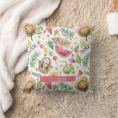 ガーリーカラフルビーチリラックス クッション (ブランケット)