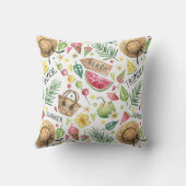 ガーリーカラフルビーチリラックス クッション (裏面)