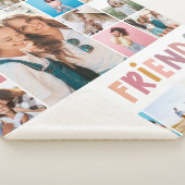 ガーリーカラフル20写真最高の友人モダンシンプル シェルパブランケット (3/4)