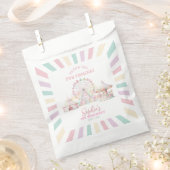 ガーリーカーニバルサーカス子供の誕生日ありがとう フェイバーバッグ (クリップ留めされた状態)