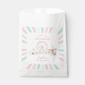 ガーリーカーニバルサーカス子供の誕生日ありがとう フェイバーバッグ (正面)