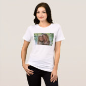 ガーリーカーリーなサイン写真 トライブレンドTシャツ (正面全面)
