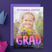 ガーリークールGraduate Purple Pink Gradient写真 案内状