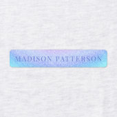 ガーリーグリッターシックモダン名パーソナライズされた ラベル (デザイン2)