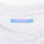 ガーリーグリッターシックモダン名パーソナライズされた ラベル (貼付)