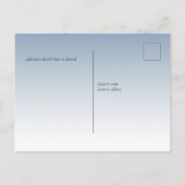 ガーリーグリッタースパークルスこうもりMITVAH RSVP ポストカード (裏面)