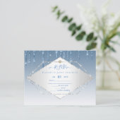 ガーリーグリッタースパークルスこうもりMITVAH RSVP ポストカード (スタンド正面)